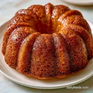 Moist Banana Bundt Cake with Sour Cream