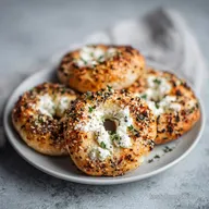 Best Cottage Cheese Bagels Recipe for 4 Servings