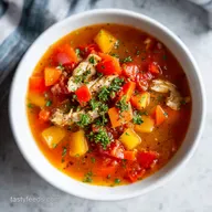 Chicken Tortilla-Less Soup: Instant Pot