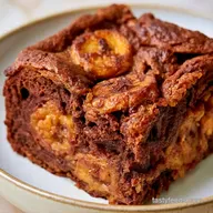 Chocolate Banana Bread Pudding: Fudgy Center