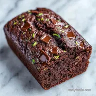 Chocolate Zucchini Loaf for 12 Slices