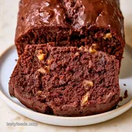 Moist Double Chocolate Banana Bread