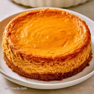 Easy Pumpkin Cheesecake for 12 Servings
