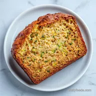 Zucchini Banana Bread with Sour Cream