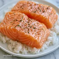 Fresh Raw Salmon Sushi: Restaurant Quality