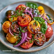 Fresh Tomato Salad with Basil