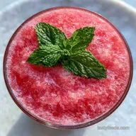 Fresh Watermelon Juice Recipe with Mint