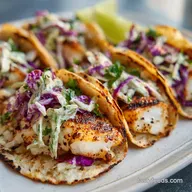 Grilled Fish Tacos with Chipotle Slaw