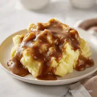 Ground Beef Gravy Mashed Potatoes for 4