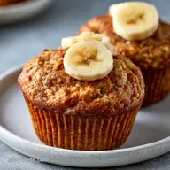 Banana Muffins with Greek Yogurt