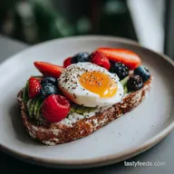 Healthy Toast Toppings with Cottage Cheese