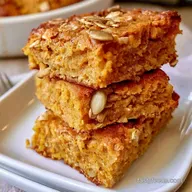 Pumpkin Oat Bars for 9 Servings