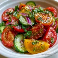 Heirloom Tomato Salad Side Dish in 10 Minutes