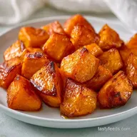 Honey Roasted Sweet Potatoes: Tender