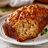 Moist Oatmeal Banana Bread with Maple Syrup
