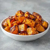 Roasted Sweet Potatoes with Brown Sugar