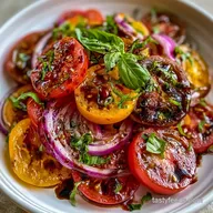 Fresh Heirloom Summer Tomato Side Dish