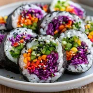 Vegetarian Homemade Sushi Rolls: Fresh and Crisp