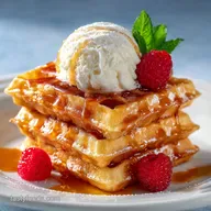 Waffle Recipe for One Single Serving in 20 Minutes