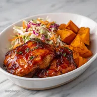 Whole30 BBQ Chicken Bowls: Roasted and Crispy