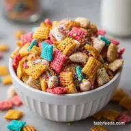 Best Zoo Party Food Idea with Animal Cracker Snack Mix