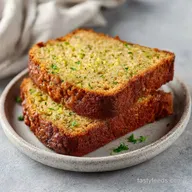 Zucchini Banana Loaf with Sour Cream
