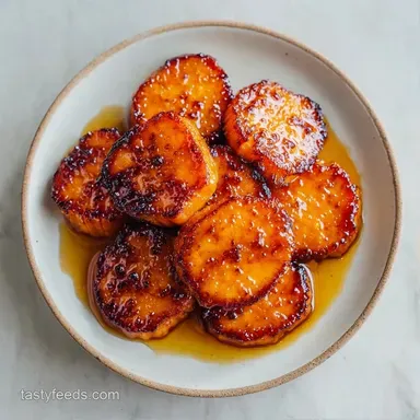 Roasted Sweet Potatoes in 20 Minutes Recipe Card