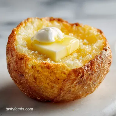 Air Fryer Baked Potato in 45 Minutes: Crispy and Fluffy Recipe Card