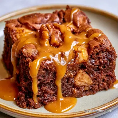 Apple Brownies with Maple Glaze Recipe Card