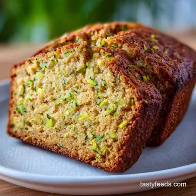 Avocado Oil Banana Zucchini Bread: Baked Recipe Card
