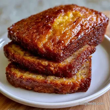 Banana Bread French Toast in 20 Minutes Recipe Card