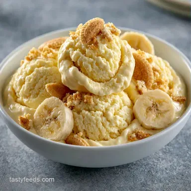 Banana Pudding Ice Cream in 40 Minutes Recipe Card