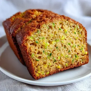 Banana Zucchini Sour Cream Bread Recipe Card