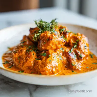 Quick Easy Homemade Butter Chicken Recipe in 30 Min Recipe Card