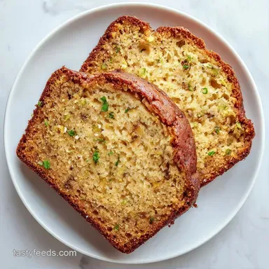 Zucchini Banana Bread: Butter Roasted Recipe Card