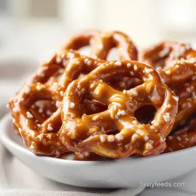 Butter Toffee Pretzels Recipe in 15 Minutes
