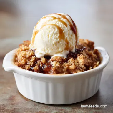 Classic Apple Crisp for 8 Servings: Crispy