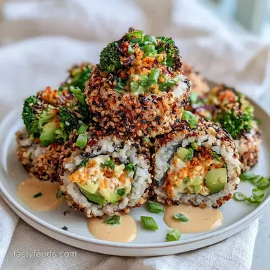 Cream Cheese Sushi Roll for 4 Rolls Recipe Card