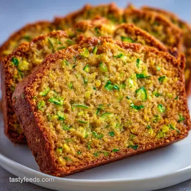 Creamy Banana Zucchini Bread: Silky Recipe Card