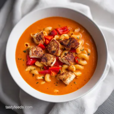 Creamy Cajun Chicken Pasta Soup: One-Pot Recipe Card