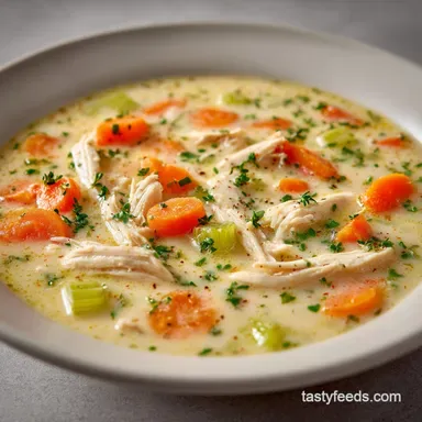 Creamy Chicken Soup in 60 Minutes Recipe Card