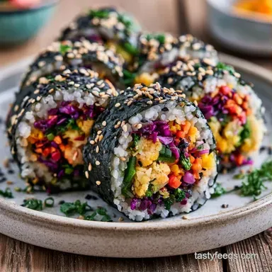 Vegan Maki Sushi in 50 Minutes Recipe Card