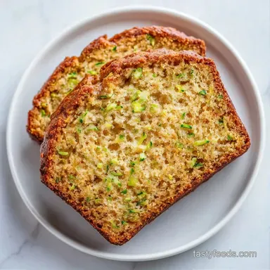 Zucchini Banana Bread with Sour Cream Recipe Card