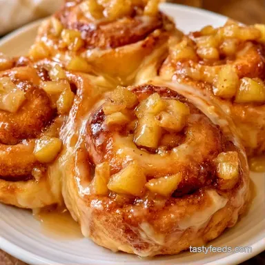Apple Cinnamon Rolls with Whole Wheat Recipe Card