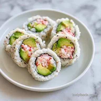 California Roll in 50 Minutes Recipe Card