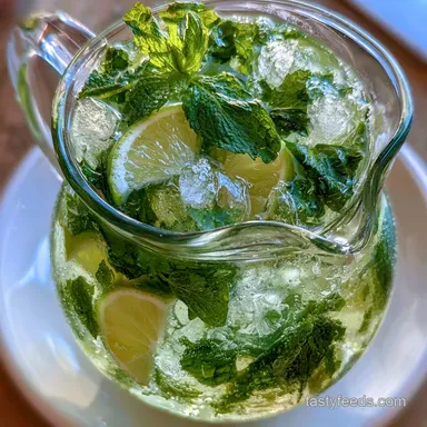 Mojito Pitcher for 8 Servings Recipe Card
