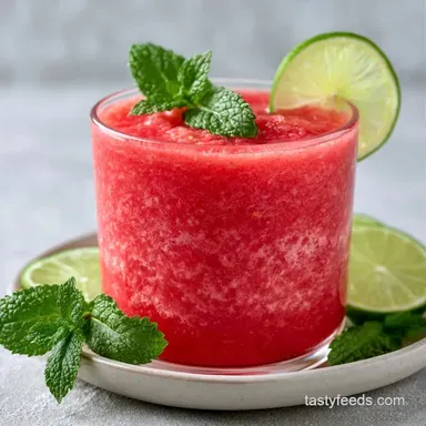 No Added Sugar Watermelon Juice for 4 Recipe Card