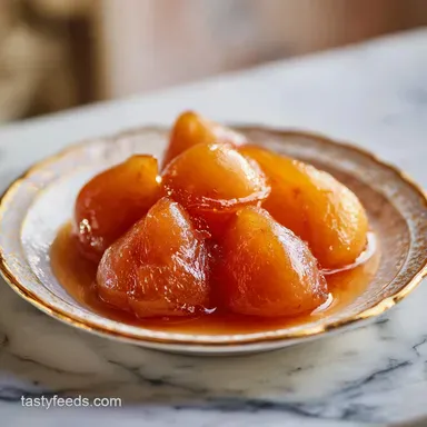 Pear Preserves Recipe: Southern Style Recipe Card