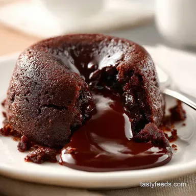 Paleo Molten Lava Cake in 23 Minutes Recipe Card