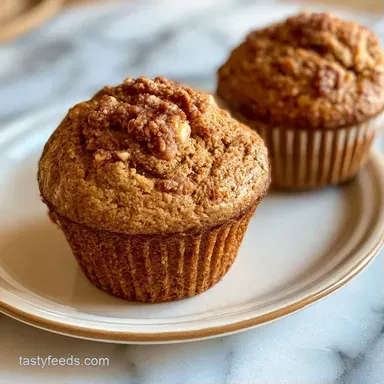 Peanut Butter Banana Muffins in 30 Min Recipe Card